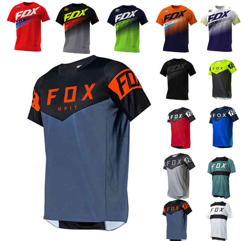 

2022 Men' Downhill Jerseys Hpit Fox Mountain MTB Shirts Offroad DH Motorcycle Jersey Motocross Sportwear Racing Bike, Jersey1