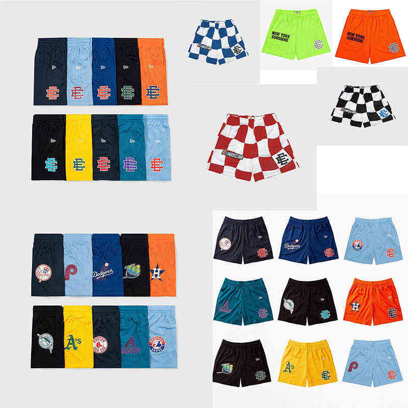 

Ee Mens Shorts Eric Emanuel Basic Shorts News York City Skyline women Casual Short Fitness Sports men Pants Summer wholesale factory Fashion, Packaging (not sold separately)