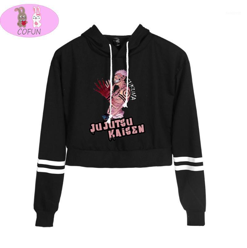 

Anime Jujutsu Kaisen Crop Top Hoodies Women Funny Cartoon Winter Warm Yuji Itadori Graphic Hoodie Harajuku Sweatshirt Women's & Sweatshirts, 11