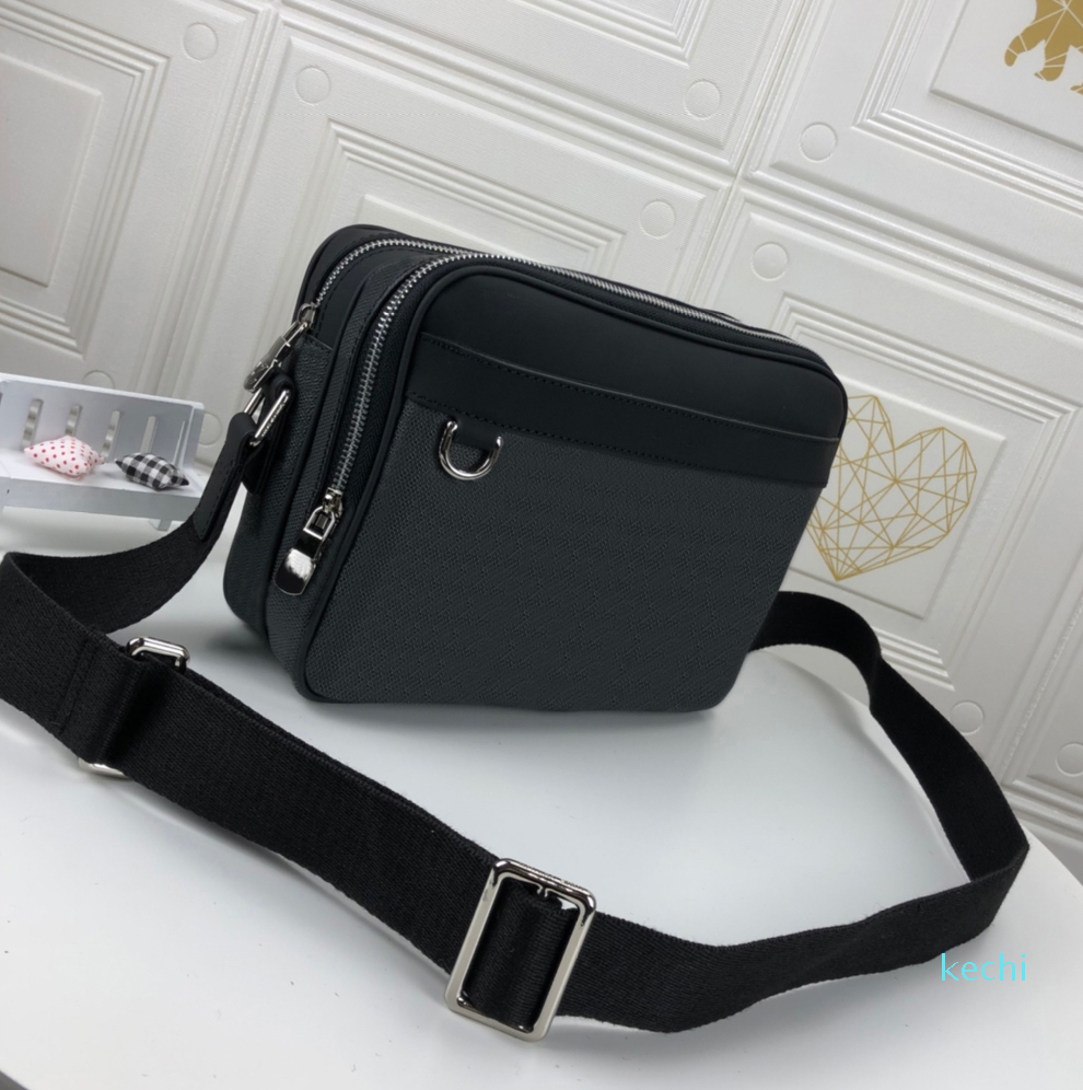 

Men's Handbags Shoulder Bags brand Messenger Bag zipper 2021 Fashion Luxurys Designers Bags leather wallet Cross body waist pack Full of sporty air, Paper box