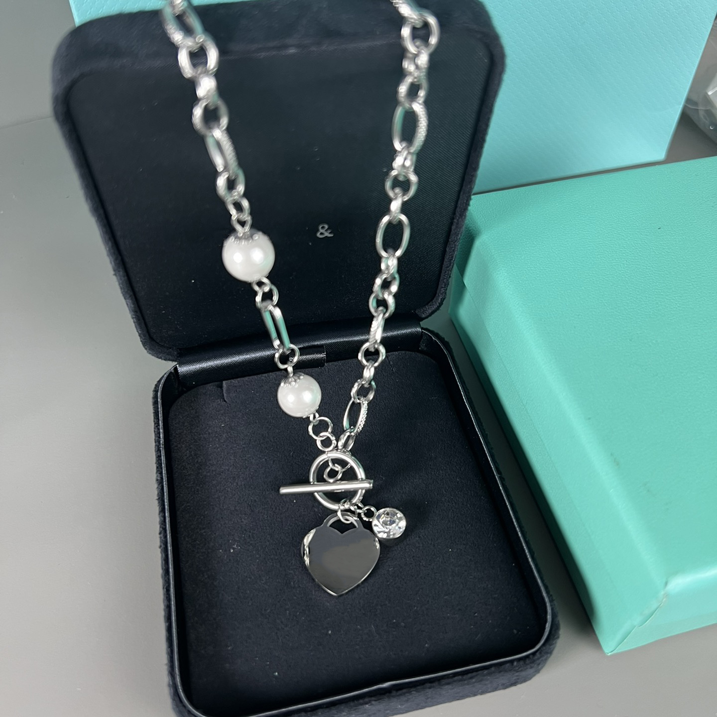 Designer collier classique pendentif colliers femmes mode cou chaîne de luxe boîte aux lettres collier tout match couple chaînes style bijoux cad