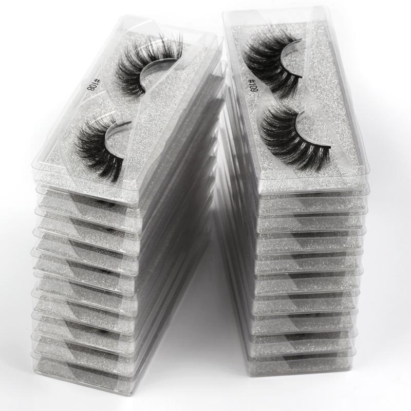 

False Eyelashes Pairs Faux Mink Bulk Wholesale Natural Long Eyelash Extension 3d Lashes Fluffy Soft Fake Cilios MakeupFalseFalse