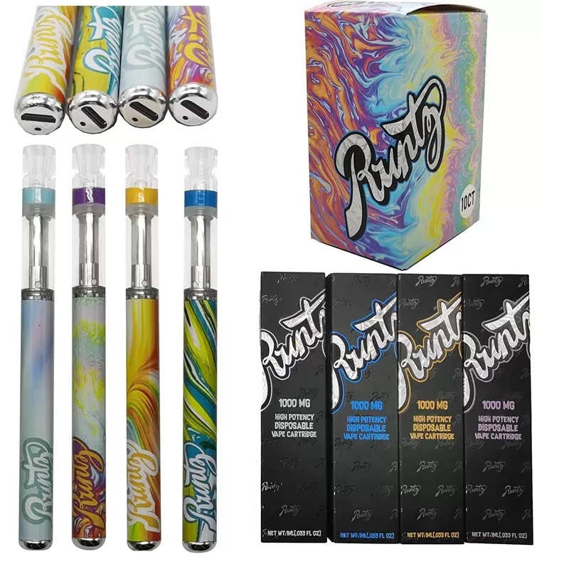 

Runtz Disposable Vape Pen Starter Kits Rechargeable E Cigarettes Vapes Kit 1ML Empty Cartridge 350mAh Battery Thick Oil Vaporizer Pens Press-on Tips, Multi