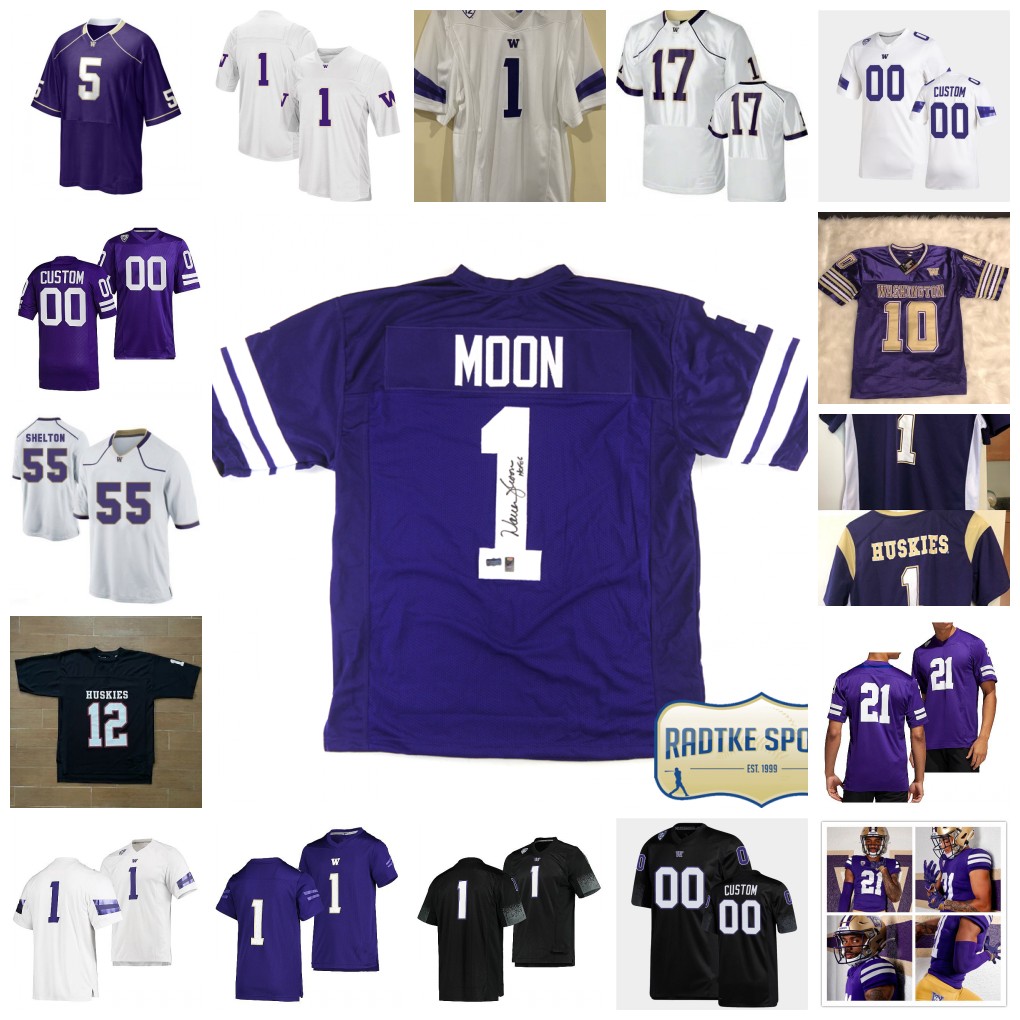 

6 Cameron Williams Jersey 78 Matteo Mele 43 Jackson Sirmon 90 Voi Tunuufi 8 Bralen Trice 88 Quentin Moore 83 Devin Culp Custom NCAA Washington Huskies Football Jerseys, White