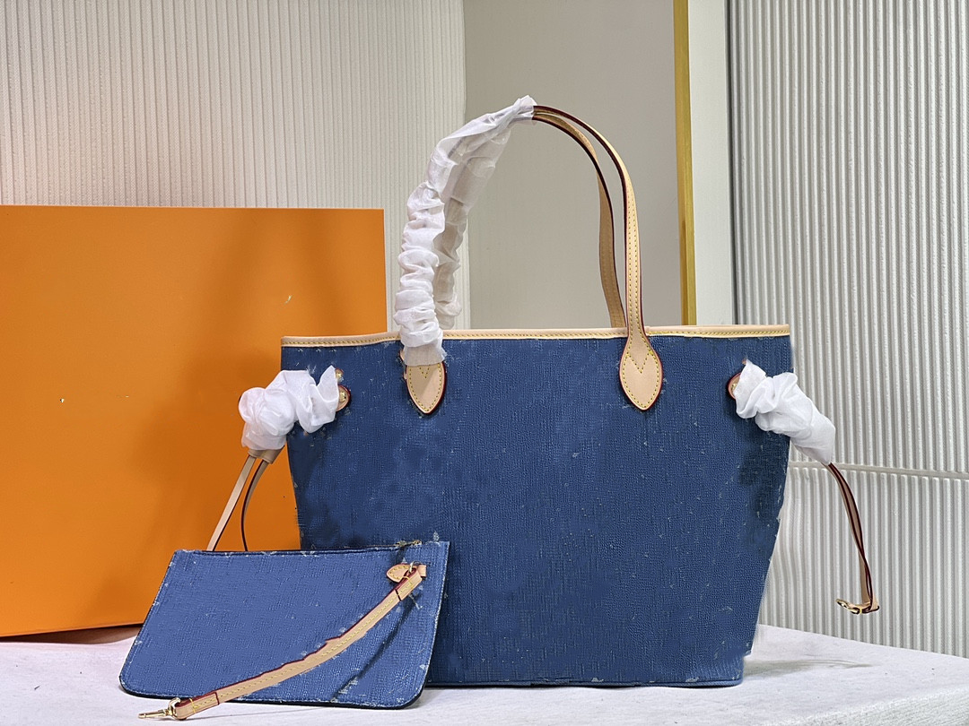 

Designer denim Totes Shoulder Handbags Purses Bag Large Capacity Shopping Women Travel Vintage Fashion Crossbody Monograms canvas bag Messenger Clutch, Size : 26*17*7cm