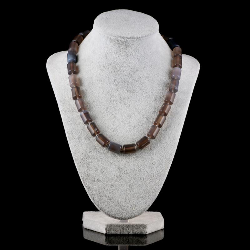 

Pendant Necklaces Fashion Cylindrical Beaded Necklace Natural Stone Opal Malachite Rose Quartz For Women Men Party Jewelry Gifts 10x14mmPend