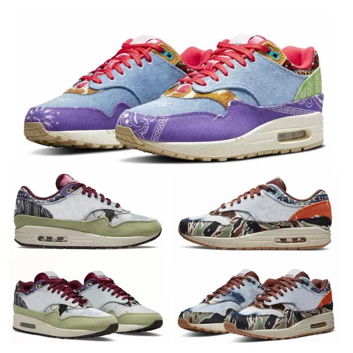 

2022 Authentic Concepts Max x 1 Men Women Runnning Shoes Far Out Mellow Heavy shoes Sports Sneakers DN1803-900 DN1803-300 DN1803-500 Trainers Air With Original Box
