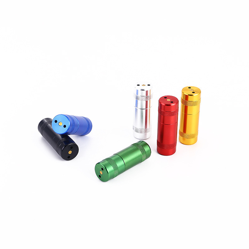 

Snuff Bottle three styles Metal Snuffs Snorter Dispenser Nasal Smoking pipes Bongs Endurable Tobacco zinc alloy Smok pipe