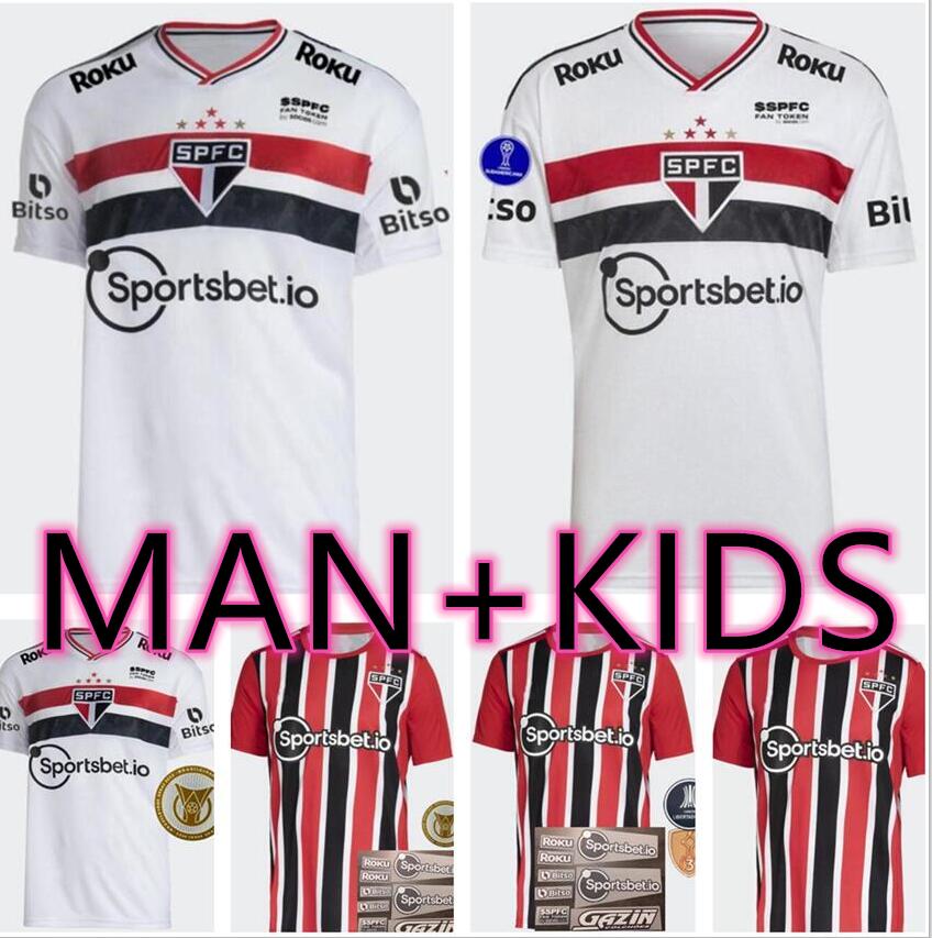 

Player version 22/23 Sao Paulo soccer jerseys LUCIANO MIRANDA Rafinha J.Calleri Eder LUCIANO ALISSON NIKAO GABRIEL G.SARA 2022 2023 Men Wome Kids kits football shirt
