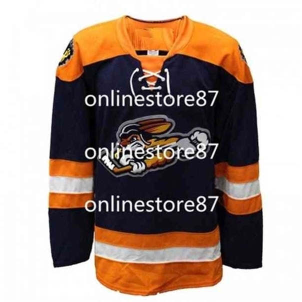 

C26 Nik1 Retro Greenville Swamp Rabbits 24 Justin DaSilva 11 Bretton Cameron 15 Swamp Rabbits Home Hockey Jersey Embroidery Stitched Jerseys