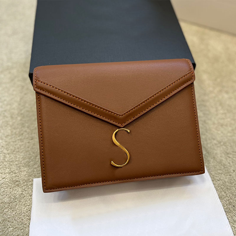 

Cassandry Envelope Bag Lady Messenger Handbag Women Shoulder Bags Hardware Buckle Triangular Flap Pouch Chain Wallet Quallity Leather Internal Partition