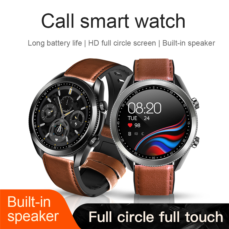 

UM90 Dial Call Support Smart Watch Blood Oxygen Monitor IP68 Waterproof PPG Heart Rate Tracker Fitness Kit 1.28 inch Smartwatch For Samsung Andorid Sport Bracelet