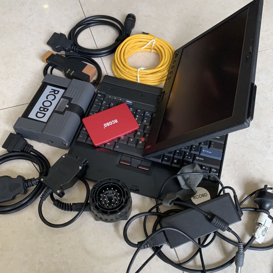 

Auto diagnostic Tool Code scanner for bmw icom a2 b c with Latest software ssd Laptop x201t I7 CPU Diagnostic programmer 3in1 obd full cables Ready to Work