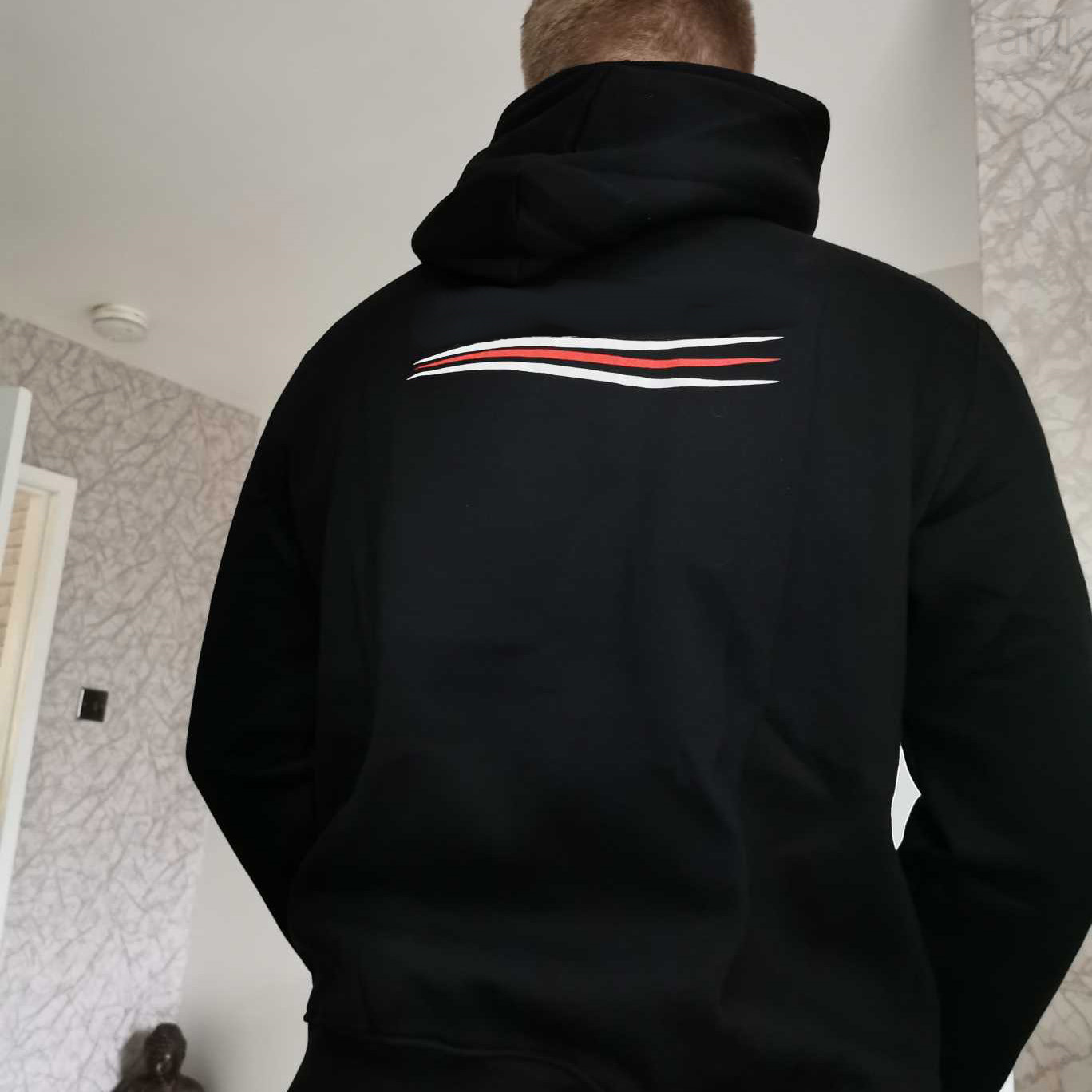 

Autumn Hoodies Men Fashion Long Sleeve Casual Soft Comfortable Womens Sweatshirt Letter Pattern Prit, Black