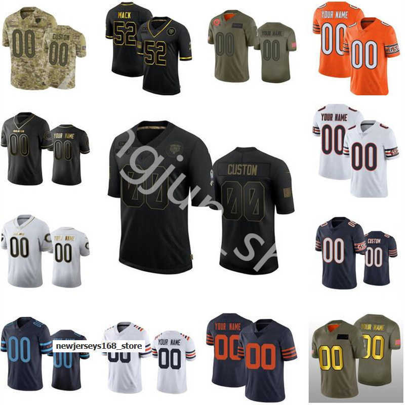 

Jersey Chicago Men Women Youth Stitched Bear Football Justin Fields 1 Walter Khalil Payton Mack Elite Custom''NFL''jerseys Size S-6XL