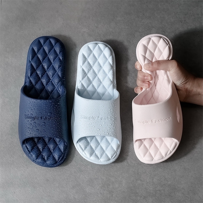 

Bathroom Shower Slippers For Women Summer Soft Sole High Quality Beach Casual Shoes Female Indoor Home House Pool Slipper 220611, White
