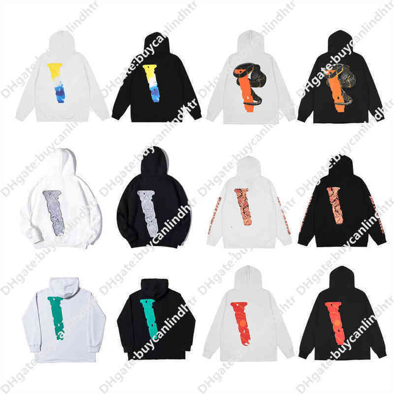 

Mens Fashion Lone High Street Vlones Letter Front Back 99 Large v Print Loose Men' and Women' Hoodie Apx1L8AT, 01-2