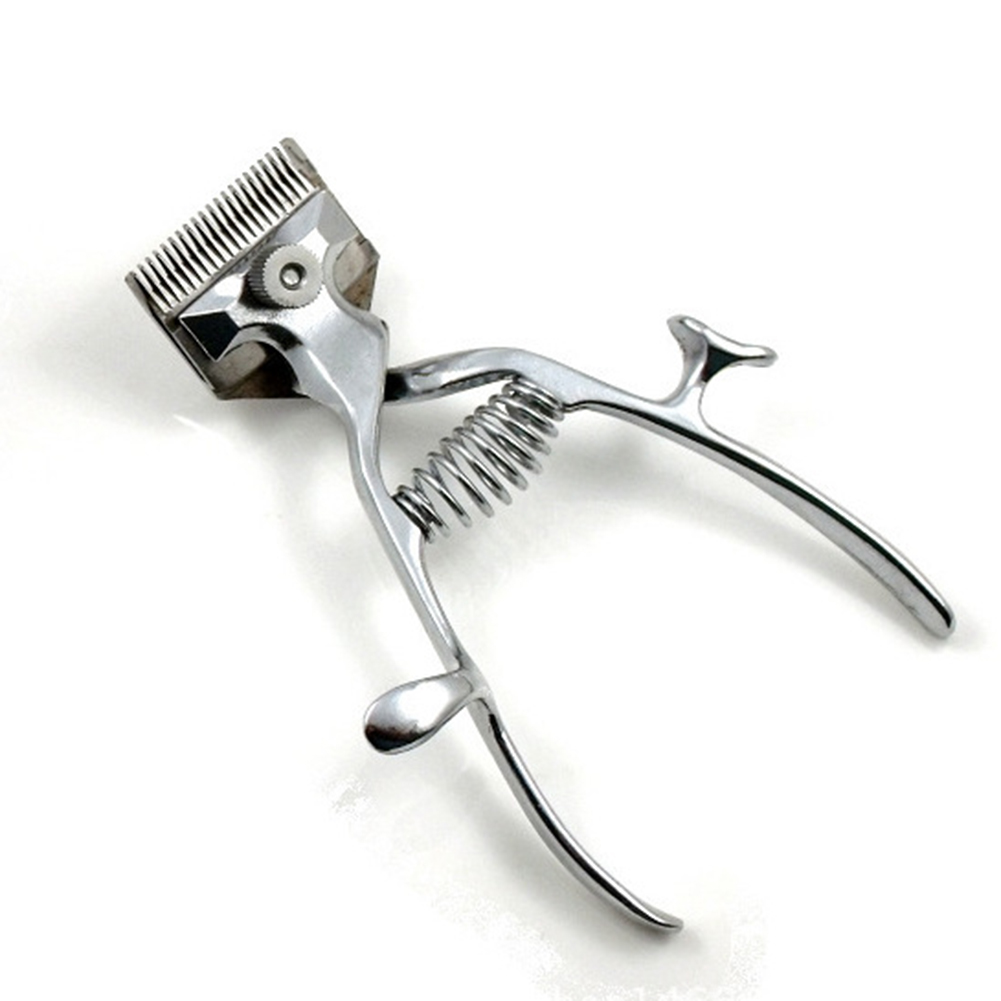 

Portable Hand Manual Hair Clippers Hair Trimmer Cutter Stainless Steel Barber Hairs Scissor Tool