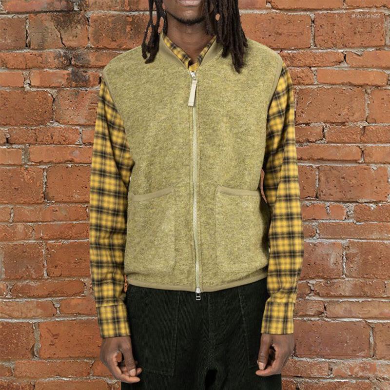 

Men' Vests Suit Vest Zipper 2 Pockets Jacket Casual Slim Fit Gilet Homme Soft Winter Steampunk Clothing For Men Stra22, Photo color