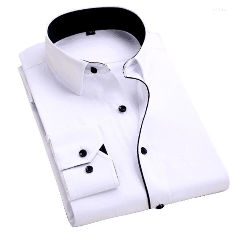 

Men's Dress Shirts Arrival Men's Twill Shirt Formal Business Social Classic Design Long Sleeve Non-Iron Solid ColorMen's Sybi22, Czbm15133