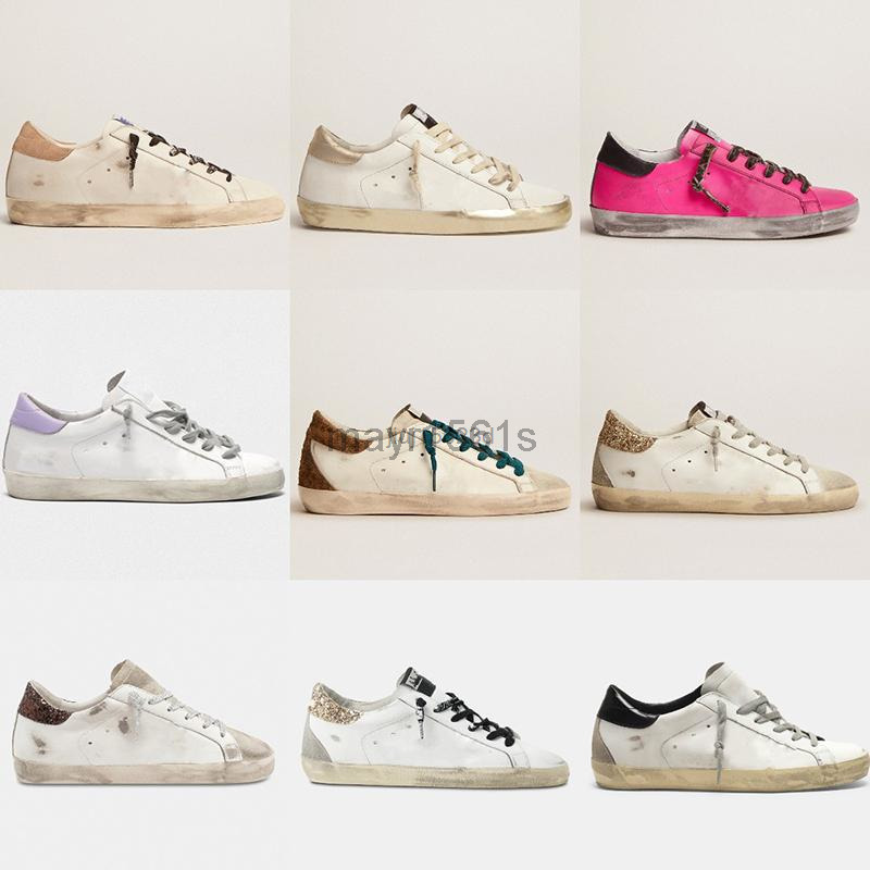 

#Golden#Goose#Sneakers Designer Shoes sandal Popularity Super Star Women Sneakers Gold, Star34 grey star