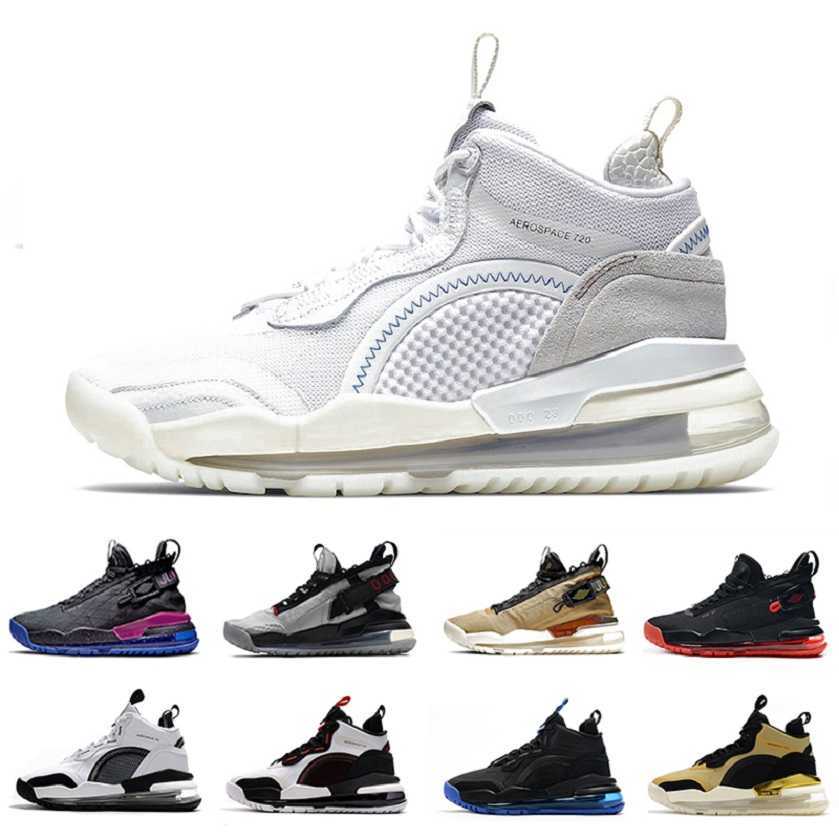 

fashion aerospace proto mens basketball shoes metallic silver black gum gold bred orca lyrical lemonade men trainers sports sneakers US7-12, Color#7
