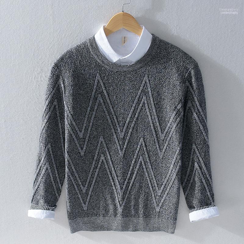 

Autumn And Winter Style Italy Knitted Sweater Men Long-sleeved Thick Sweaters For Casual Sweatshirt Mens Svetr Men's Time22, Black