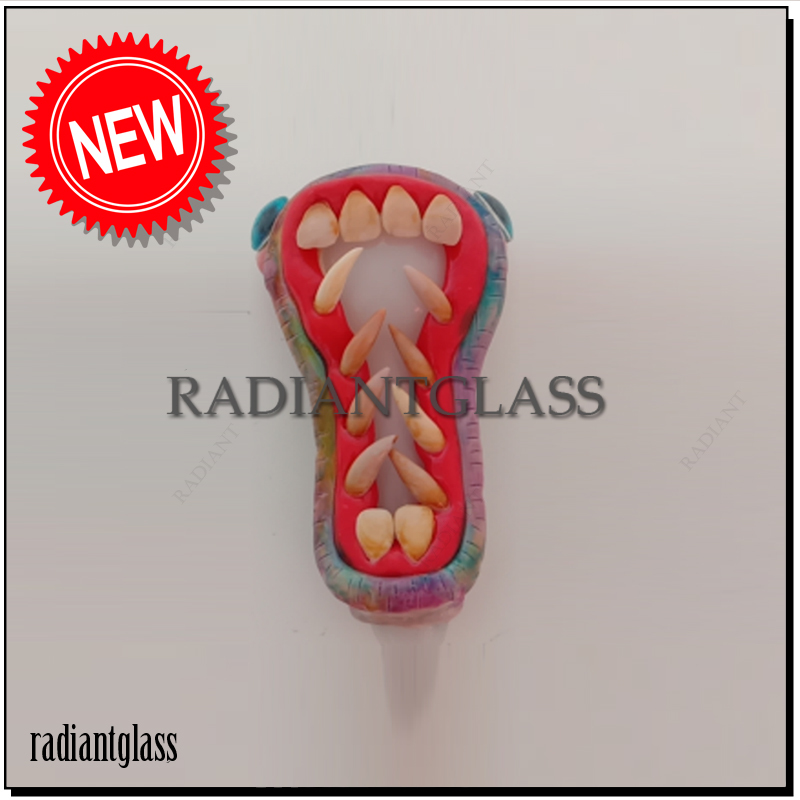

4 inch 3D Novelty Handmade Glass Smoking Pipe Tobacco Hand Pipes Cigarette Mini Tubes Pipe
