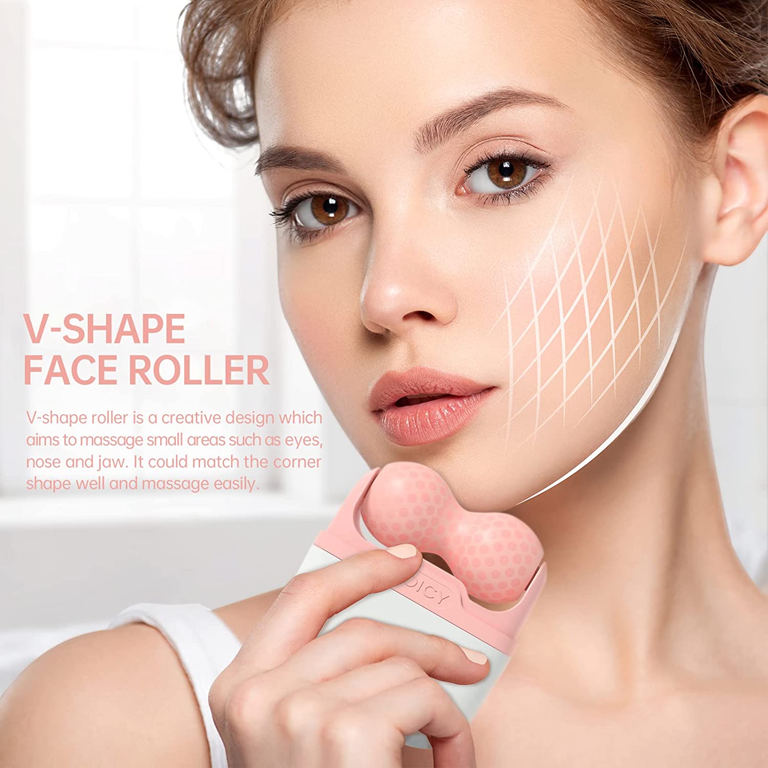 Ice Roller for Face Silicone Holder for Shrink Pores Tighten Skin Reusable Beauty Tools Reducing Fine Lines Puffiness Redness-image-767856777