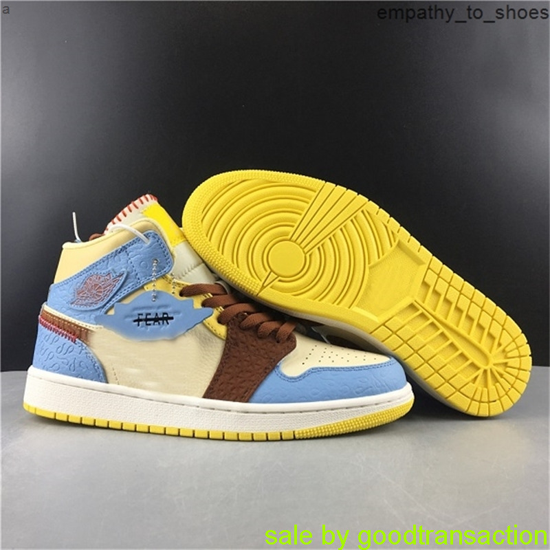

with Original Box 10 days get shoes Top 1 Mid SE Fearless Maison Chateau Rouge PALE VANILLA CINNAMON Blue Yellow Men Basketball Shoes Spor, Customize