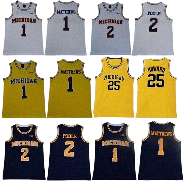 

ncaa Michigan Basketball Wolverines 5 Jalen Rose Jerseys Chris Webber 4 Juwan Howard 25 1 Charles Matthews 2 Jorda Poole College Yellow Men Jersey, Colour 3