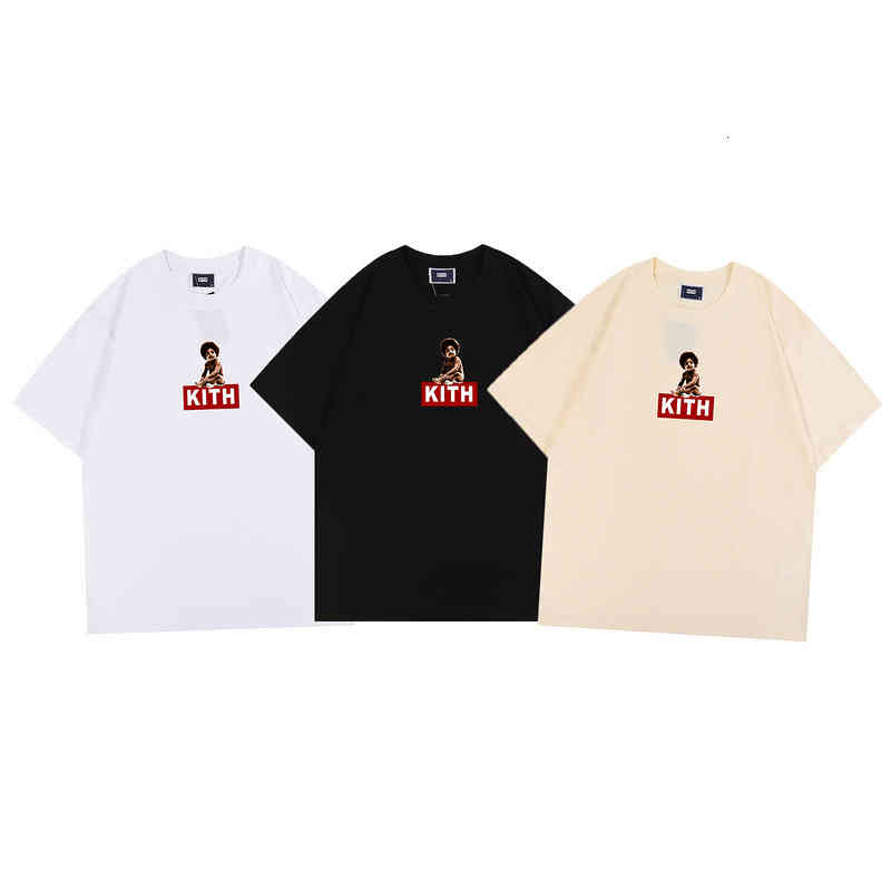 

Clothing Kitt Summer 2022 New Fashion Commemorative Rapper Kids Explosive Head Round Neck Short Sleeve Men' and Women' T-shirt, White