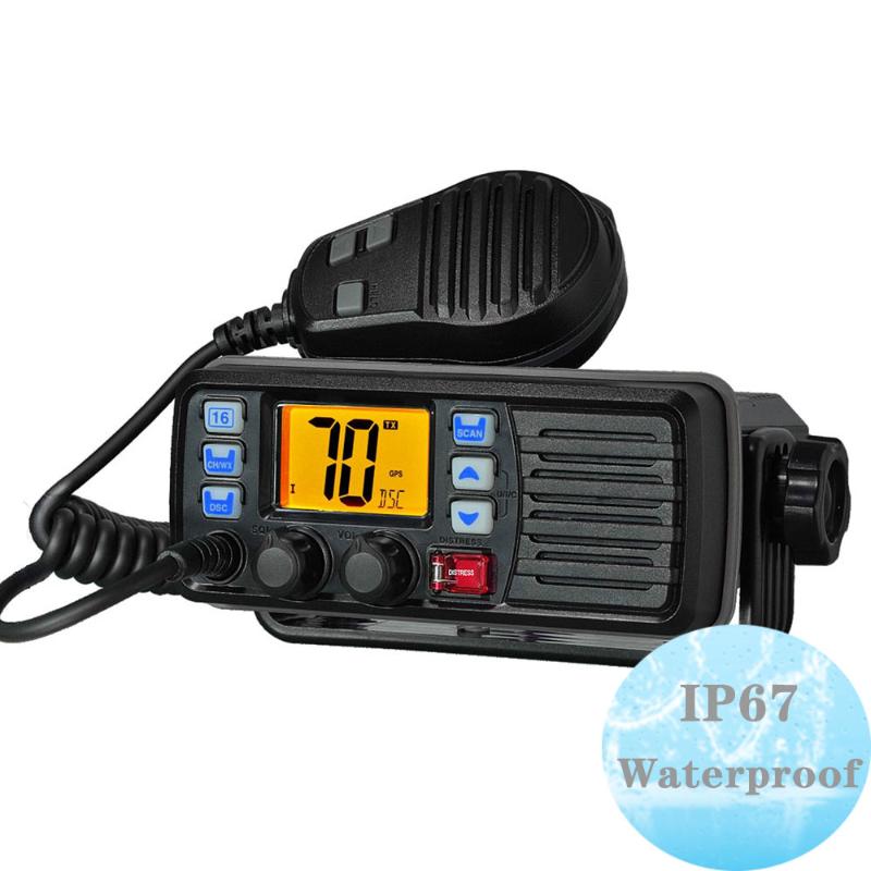 

Walkie Talkie 25W High Power RS-507 VHF Marine Band Mobile Boat Radio Waterproof 2 Way Transceiver