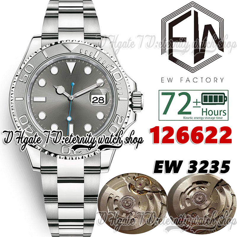 

EWF YM zz126622 TH:11.5MM 3235 EW3235 Automatic Mens Watch 40MM 72 hour power reserve Rhodium white Dial 904L Stainless Steel Bracelet Super Edition eternity Watches, Watch waterproof cost