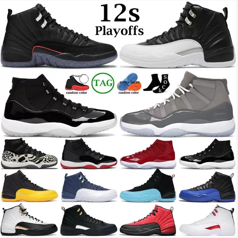 

mens basketball shoes 12s 12 Playoffs Royalty Taxi Utility Grind University Gold 11s Cool Grey Bred Concord Legend blue Bright Citrus 11 men women sneakers