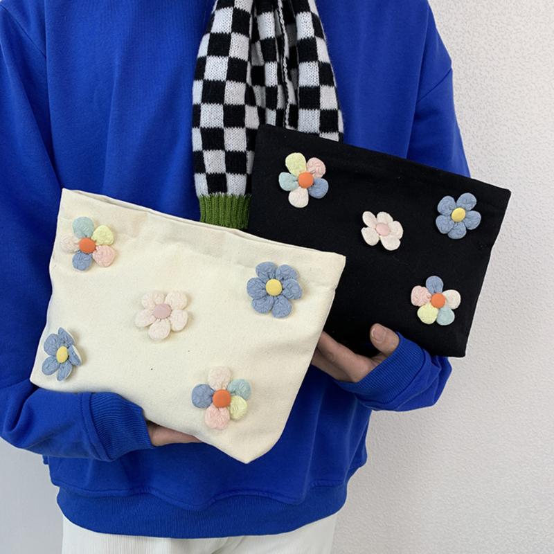 

Cosmetic Bags & Cases Fashion Daisy Makeup Bag Women Travel Make Up Organizer Sanitary Napkin Toiletry Handbag Beauty Holder PouchCosmetic &, Black