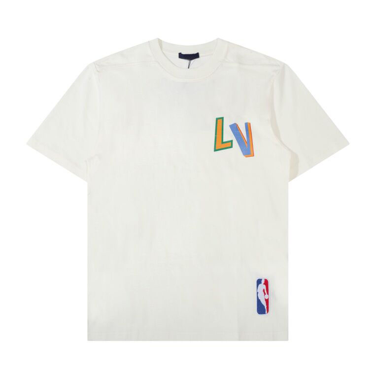 

Designer Tide T Shirts Chest Letter Laminated Print Short Sleeve High Street Loose Oversize Casual 2022 T-shirt 100% Pure Cotton z44g4