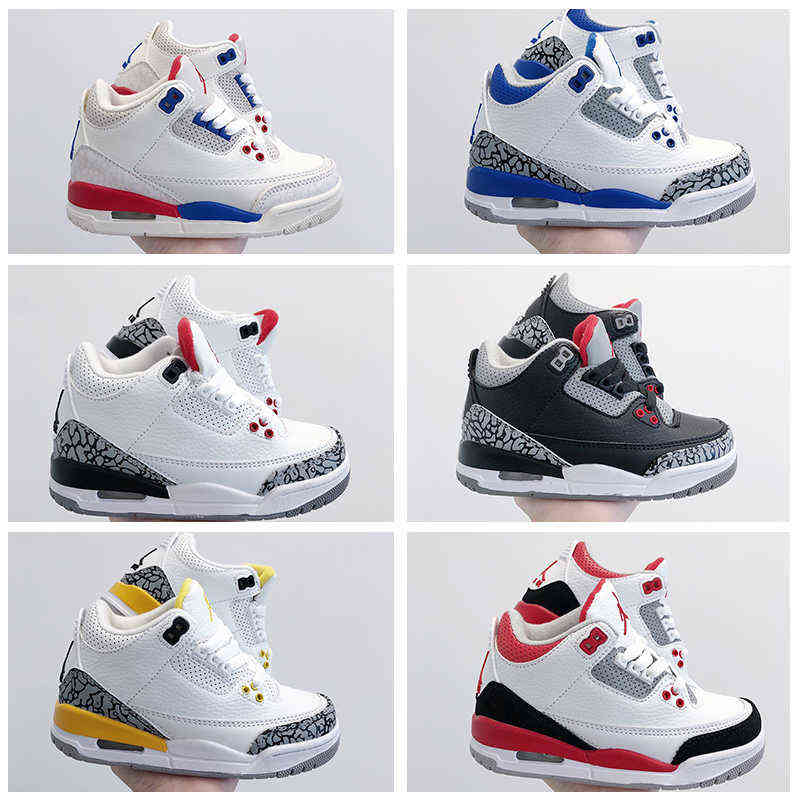 

22 Jumpman 3 basketball shoe kids shoes toddler J3 children's shoes sneaker girls boys sports all-match sneakers, No box