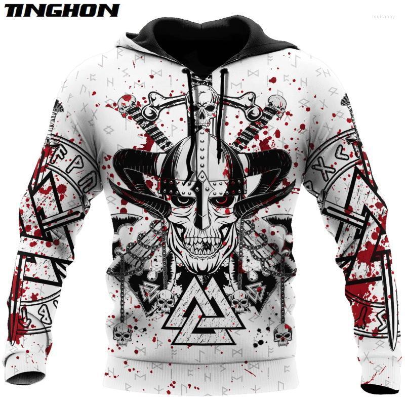 

Men's Hoodies & Sweatshirts Viking Skull Warrior Axe Sword Tattoo 3D Printed Mens Hoodie & Sweatshirt Autumn Unisex Zip Casual Sportswea