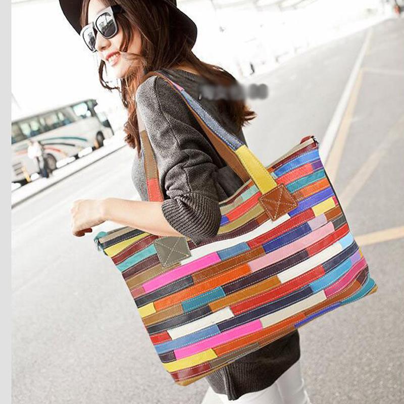 

Evening Bags San Maries Simple Fashion Large-capacity Handbag For Ladies Vintage Striped Tote Female Portable Ol Business Briefcase, K667 black n white