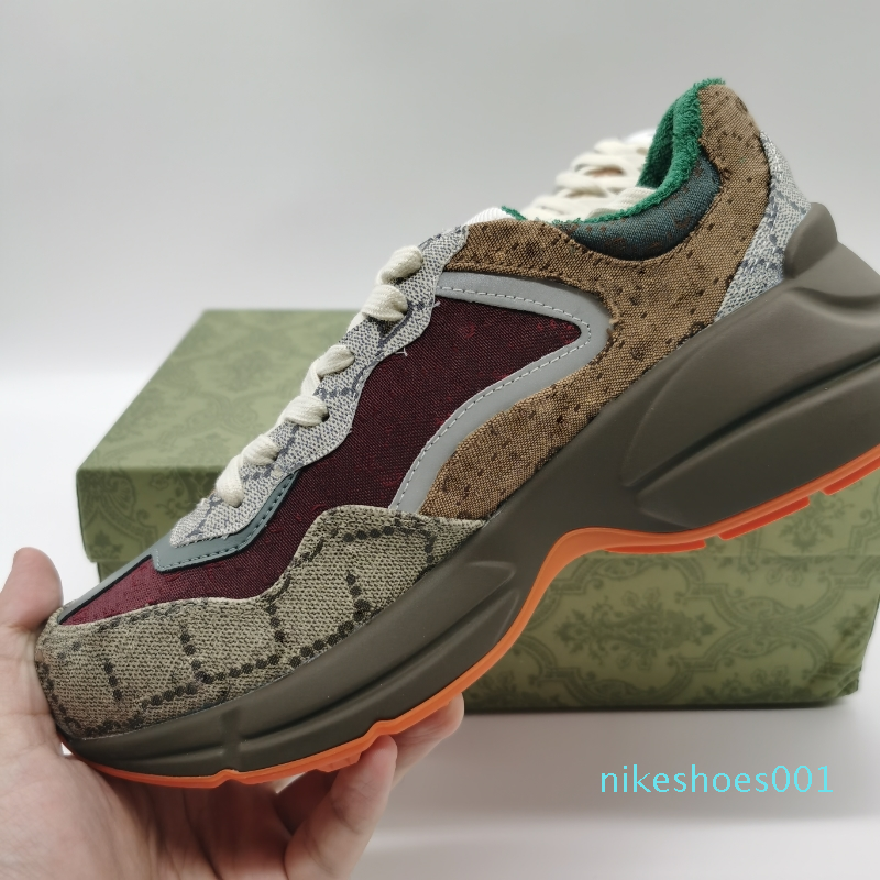 

Phyton Platform Shoes Designer Sneaker Men Women Beige Trainers Vintage Luxury Chaussures asz11