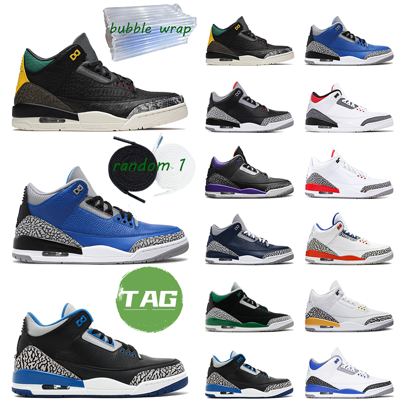 

3 Jumpman Men Basketball Shoes 3s Unite Georgetown Black Cat Cool Grey Unc Pine Green Varsity Royal Mens Trainer Sports Sneakers, #11