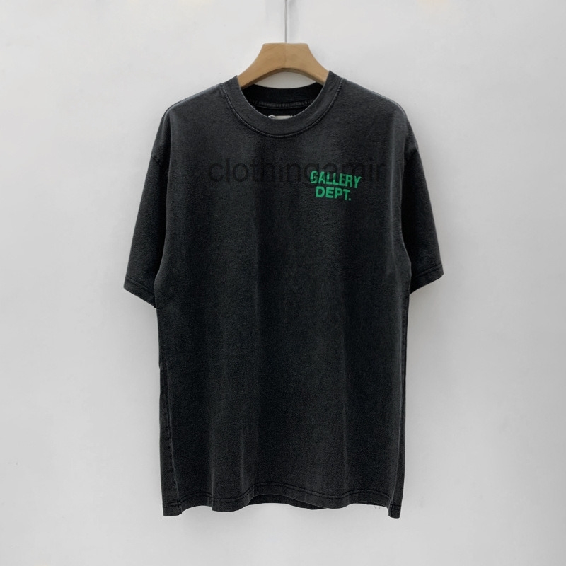 

T Shirts Shirt 2022 Designer Galleres dept Mens Fashion Hip Hop High Street Gd Casual Loose Print Round Neck Short Sleeve T-shirt Men Vae0, Wash black