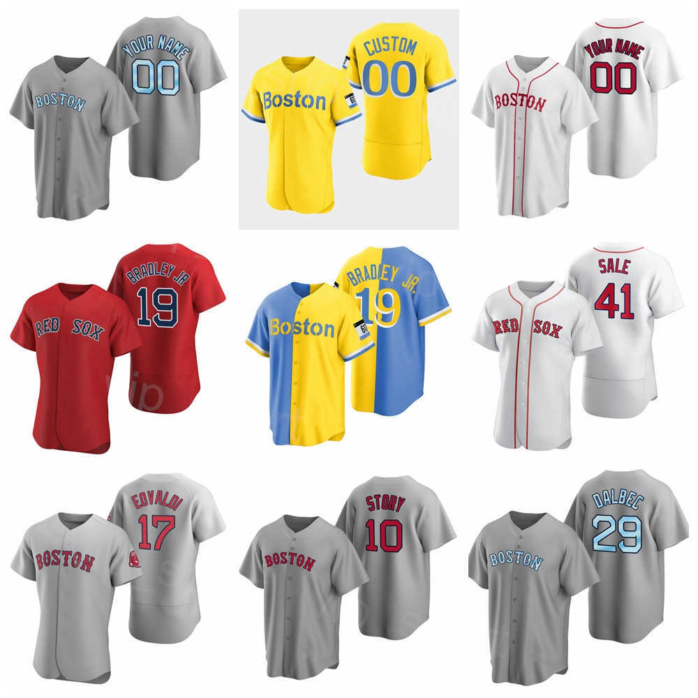 

2022 Baseball City Connect 56 Austin Davis Jersey 41 Chris Sale 55 Matt Strahm 10 Trevor Story 29 Bobby Dalbec 17 Nathan Eovaldi 19 Jackie Bradley Jr Men Women Kids, Cool base