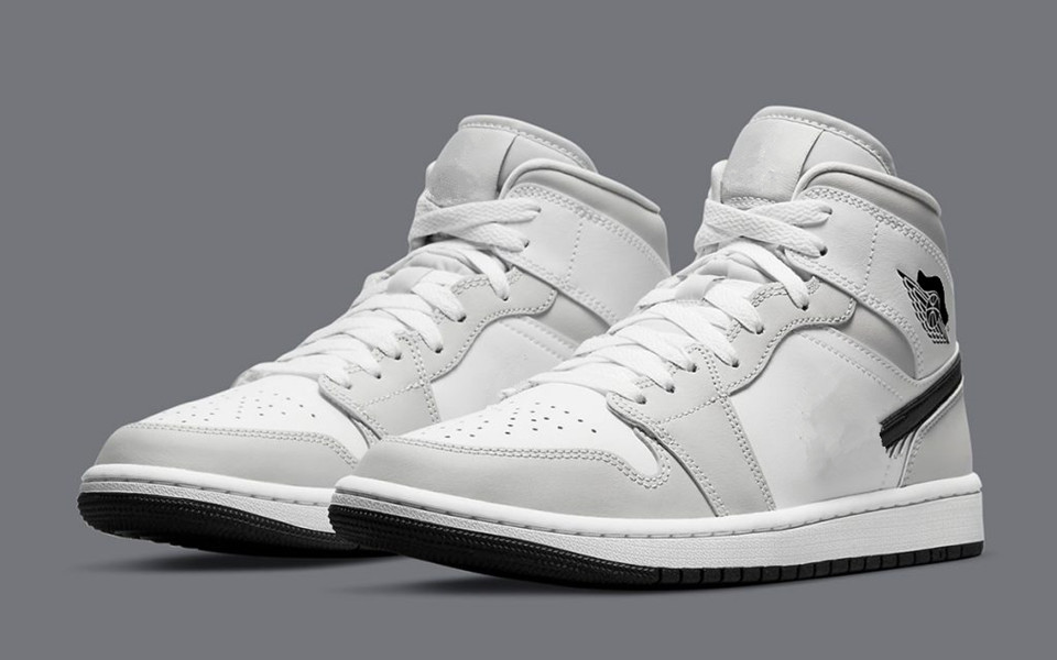 

Brand Shoes Jumpman 1 Mid Light Smoke Grey OG Basketball Designer Sports Sneakers Original, Top quality