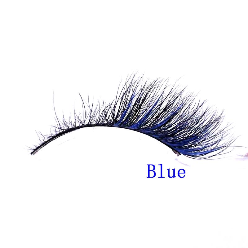 

False Eyelashes 5-22mm Colored Mink Eye End Extension Fake Eyelash M160/M289False