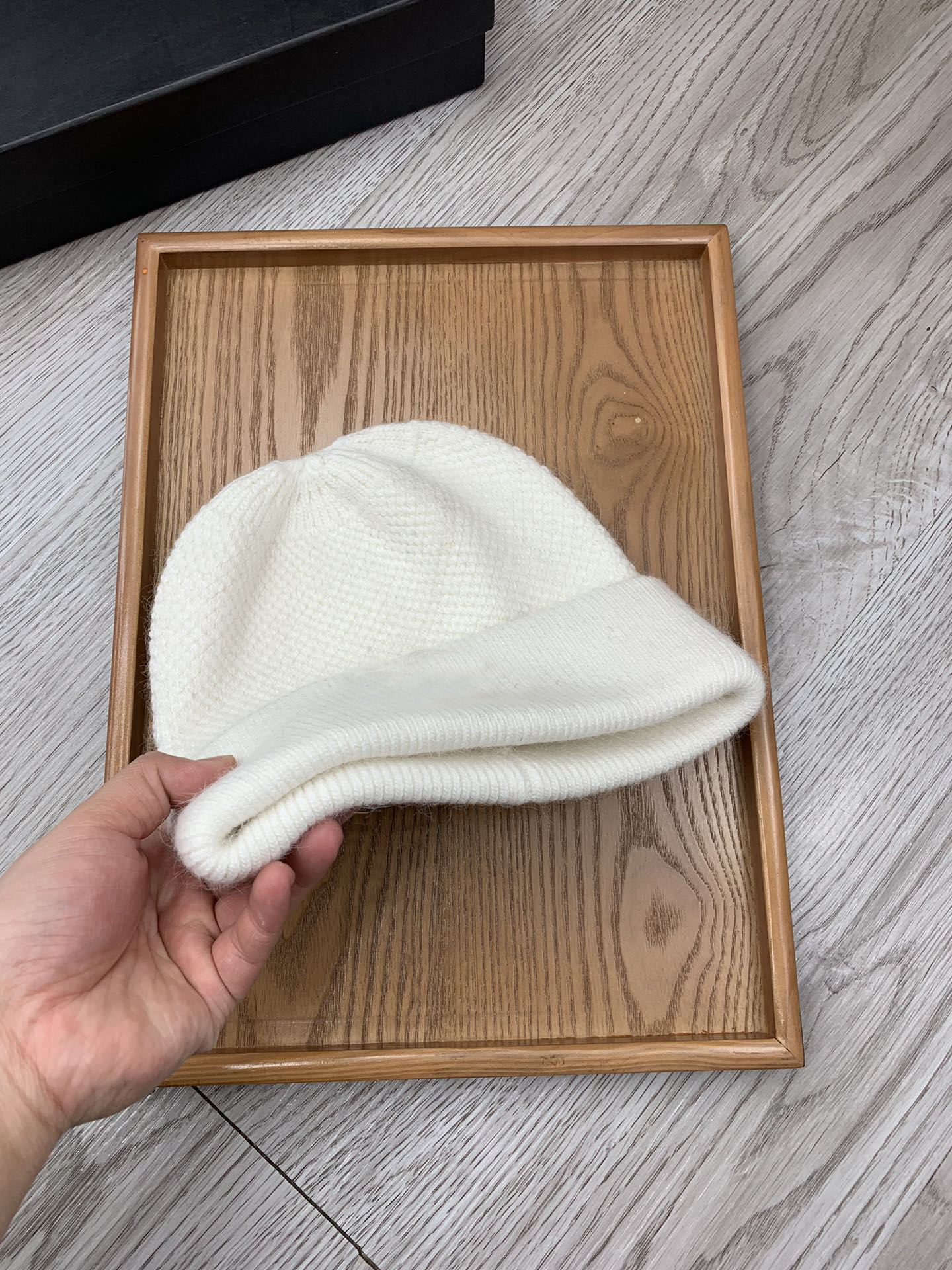 

C Mark Beanie Knit Hat Wool Ladies White Accessories Beanies Hat Skull Caps Ski Warm Winter Cap Women, Grey