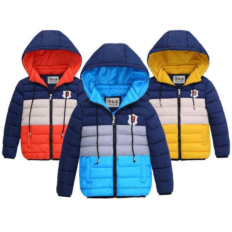 

Autumn Winter Boys Jacket 4 5 6 7 8 Year Old Keep Warm Fashion Christmas Girls Jacket Hood Zipper Casual Outerwear Children's Clothing J220718, As shown in the picture