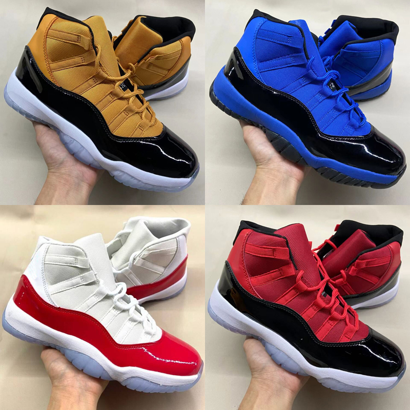 

Wholesale Mens Basketball Shoes Jumpman 11 Dark Real Blue Gym Red PRM Heiress Chicago Midnight Navy 82 UNC Space Jam 45 11s Athletic Sport Sneakers, As photo 18