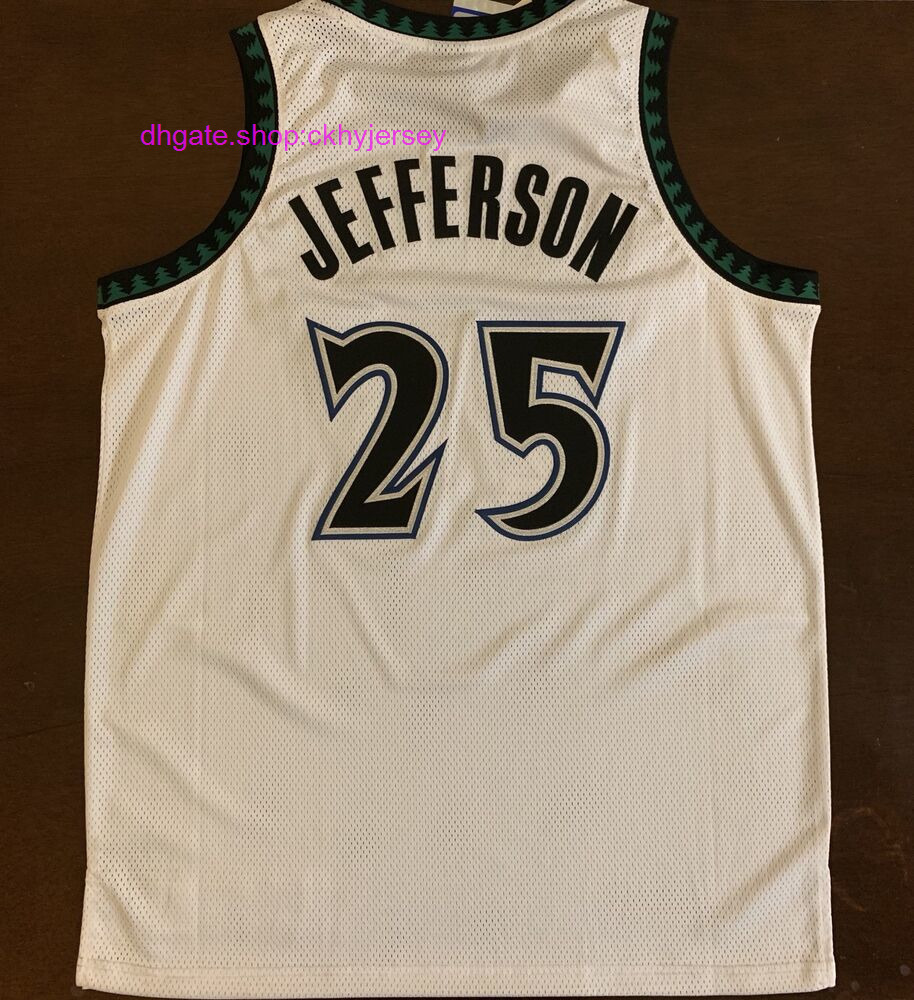 

Authentic Rare Vintage Cheap Stitched ad MIN Al Jefferson basketball Jerseys Mens Kids Throwback Jersey, Same as picture